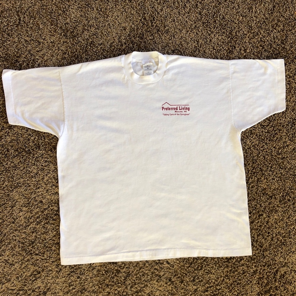 Vintage Single Stitch Preferred Living Monroe MI, T Shirt Mens XXL